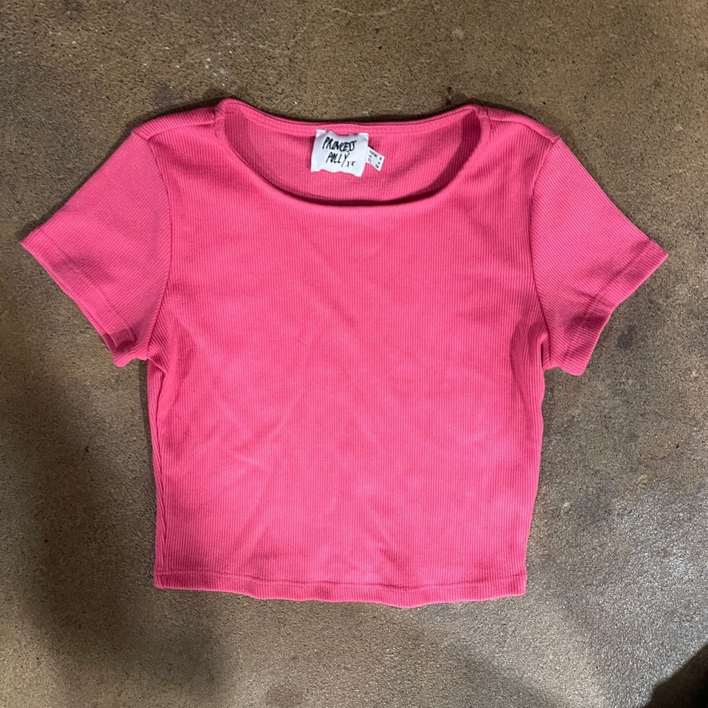 Princess Polly Hot Pink Baby Tee